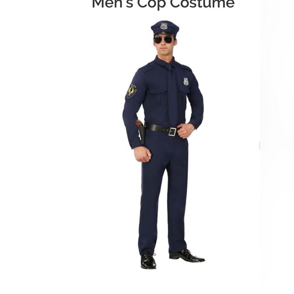 Men cop costume